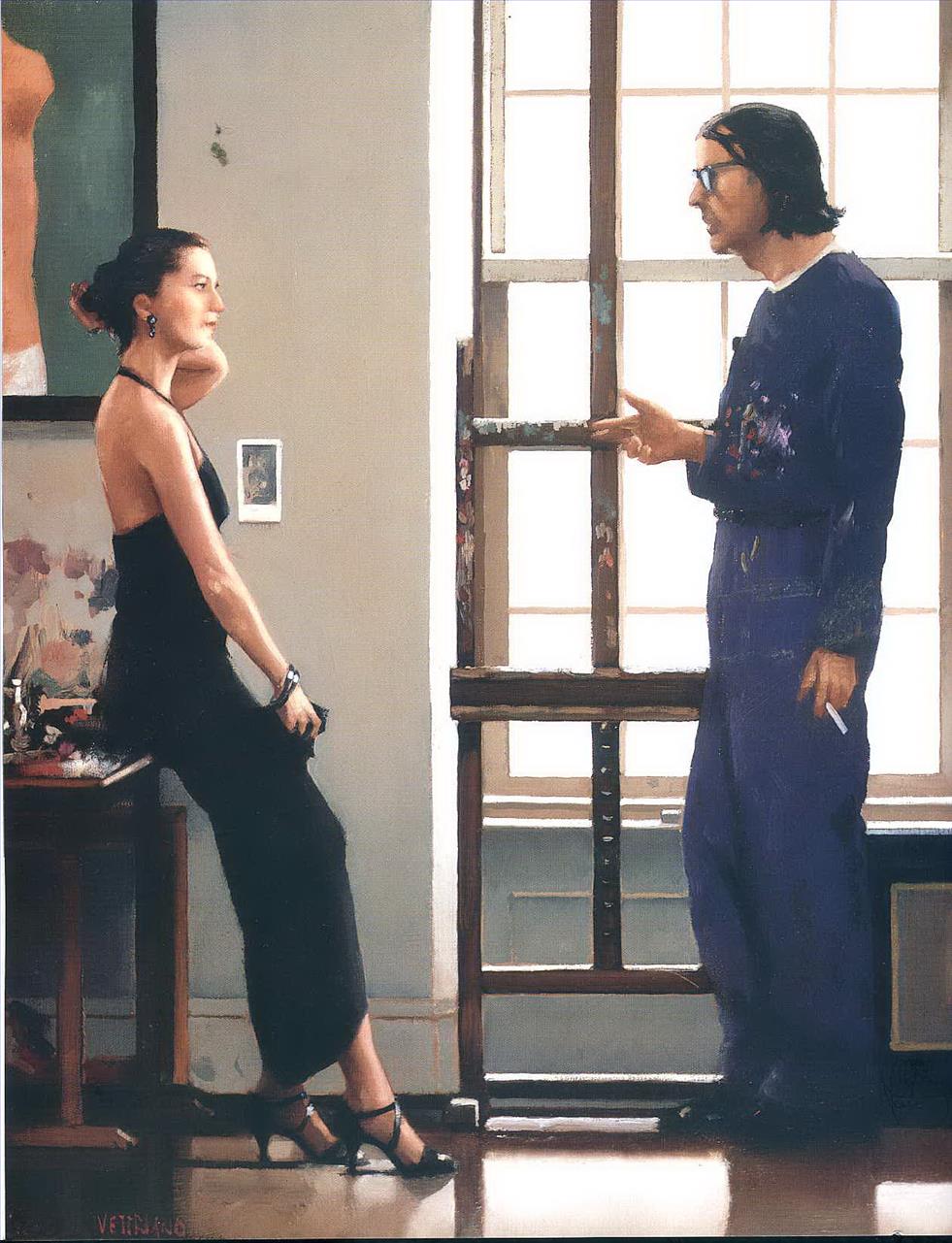 artiste et modèle Contemporain Jack Vettriano Peintures à l'huile
